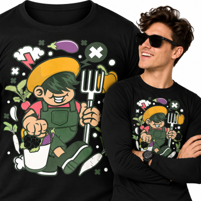 LONGSLEEVE ANIMOWANY FARMER KID